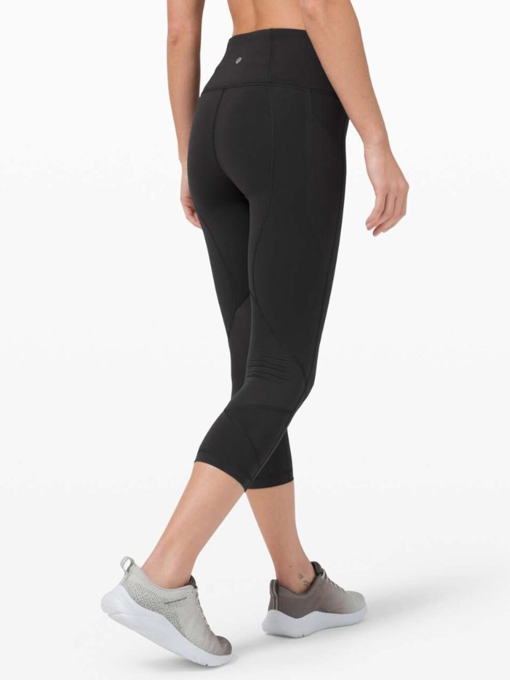 GENUINE Lululemon Pace Rival Crop 27" Leggings Black Size 4
